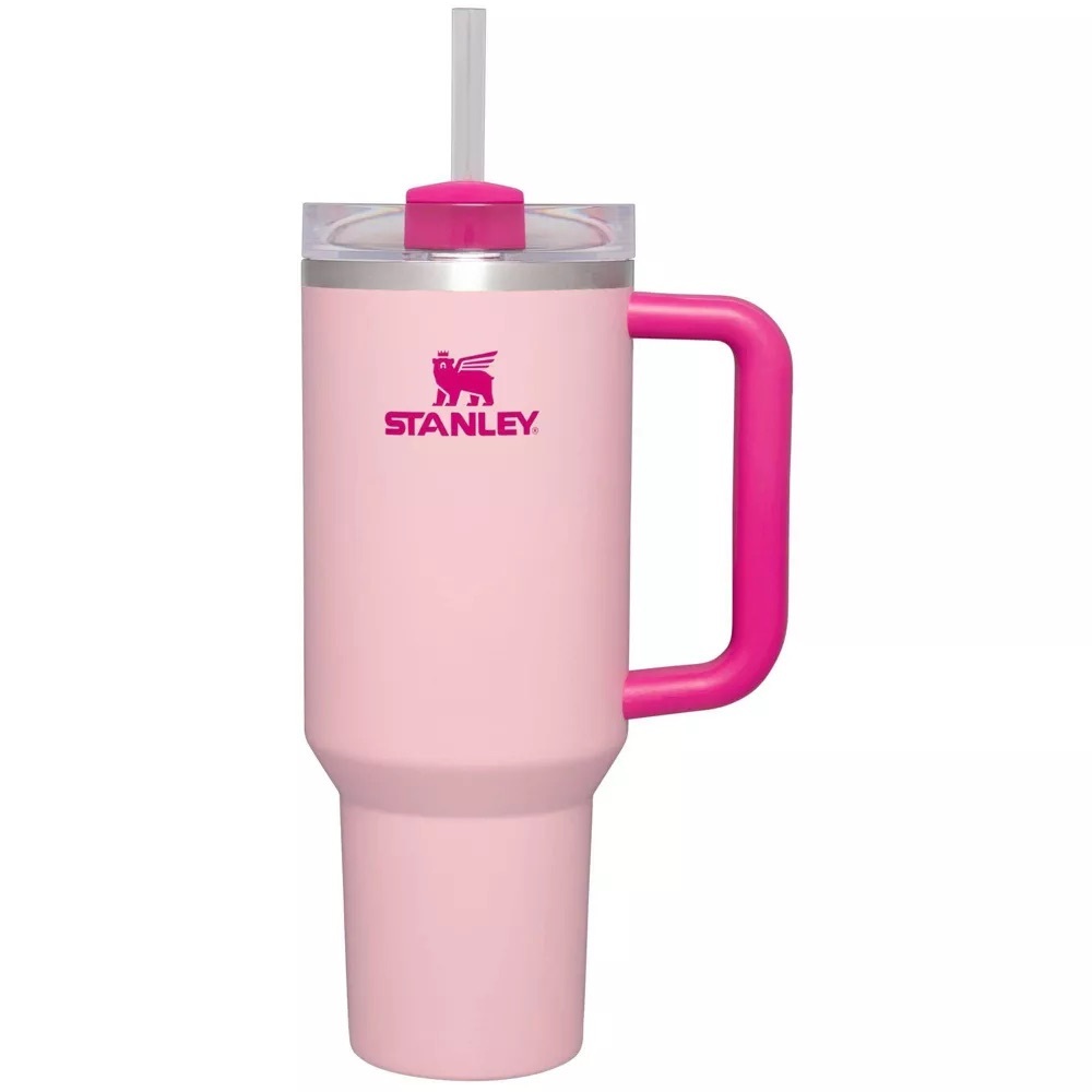 STANLEY 40oz STAINLESS STEEL
FLOWSTATE QUENCHER TUMBLER FLAMINGO
BARBIE PINK